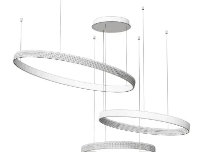 Eurosvet Smart Posh 90275 3 Copper Chandelier 3D model