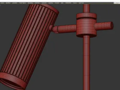 TRIGGER WALL Low-poly 3D model