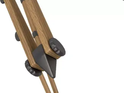 Vintage Camera Tripod 3D model
