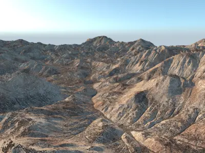 Mountain Range 3D model