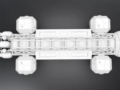 Space 1999 Eagle scale model  3D print model