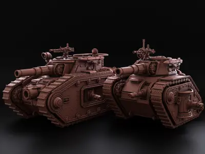 Bastion - Solar Heavy Tank - Imperial Force 3D print model