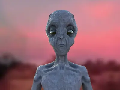 Gray Alien 3D model