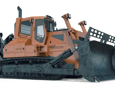 Generic Bulldozer 3D model