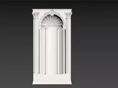 European-style Archway 3D model