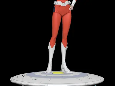 JOAN Johann Captain Future  Capitaine Flam 3D model