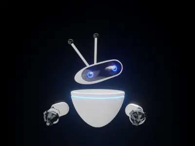 3D ChatBot robot 3D model