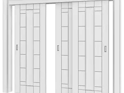 Interior Doors Premium low poly 3d model Low-poly 3D model
