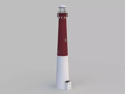 Barnegat Lighthouse 3D model