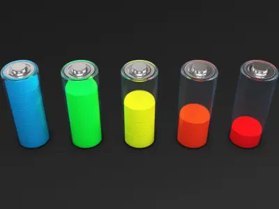 Battery Icon M 2 3D model