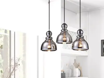 Kaci Light Cluster Dome Pendant 3D model