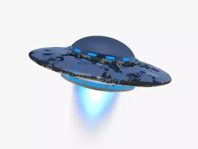 Alien Ufo 3D model