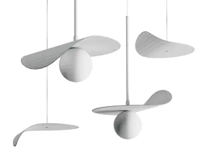 FLOW Pendant lamp By KDLN Low-poly 3D model
