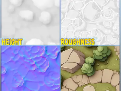 Stylized Ground Seamless Texture Texture 8