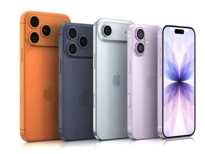 Apple iPhone 17 all 3D Model Pack