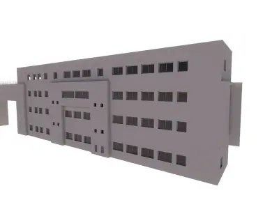 Hospital - Medical Building - 2Ds Plans - 3Ds Files 3D model