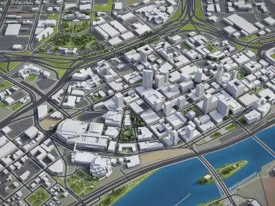 Saint Paul Low-poly 3D model