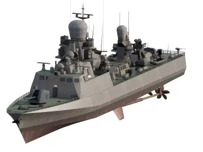 RUSSIAN NAVY CORVETTE 3D model