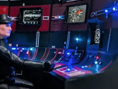 Set 3a - Control Panels Wall 1-18 scale Kenner Hasbro 3D print model