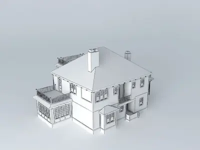 Southern Mansion Free 3D model