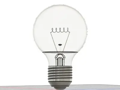 Lamp Bulp Free 3D print model