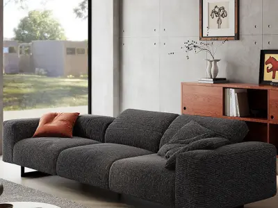 Medieval living room 3D model