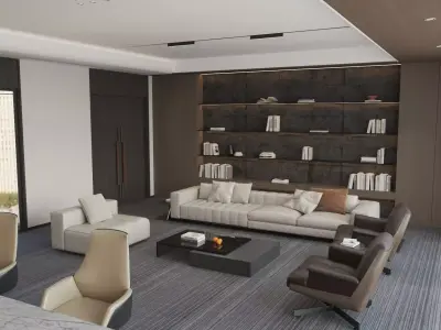 Modern Executive Office 3D model