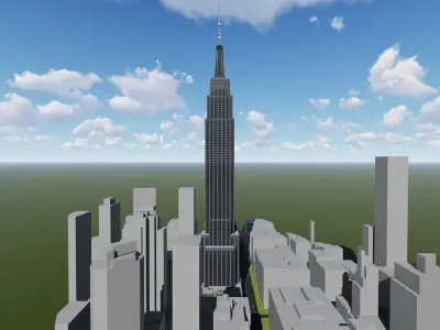 Empire State Building NYC 3D model