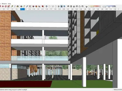 Sketchup School and University 136 3D model