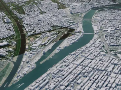 Mannheim - Germany 3D model