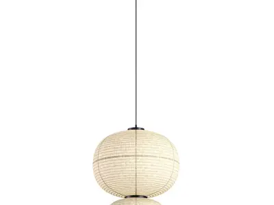 3 HomeLover Fabric Hanging Lantern Low-poly 3D model