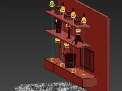 chest of drawers 47 3D model