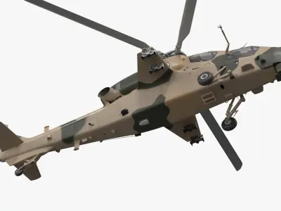  Combat Helicopter Desert Camouflage Simplified 