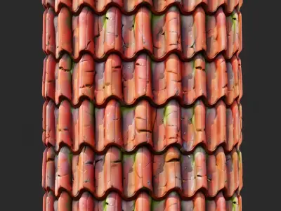 Stylized Roof Seamless Texture Texture