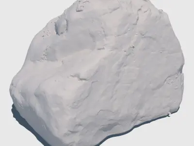 Elisabeth Moss Rock 3D model