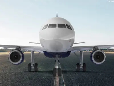  Delta Air Lines Airbus A321 NEO with Interior Rigged for Maya 