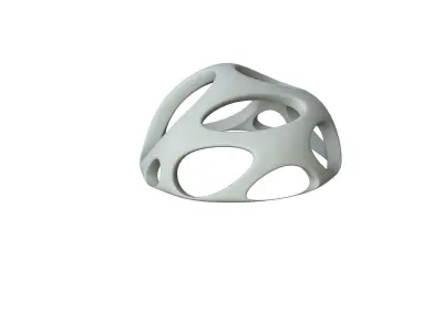SciFi Cube Object No 48969 Low Poly Shape Low-poly 3D model