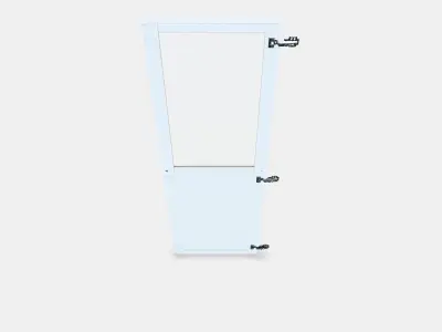 OXBERG Panel-glass door Low-poly 3D model