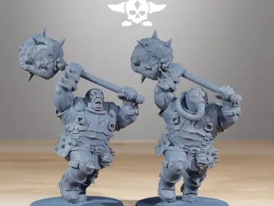 Corrupted Guard The Forsaken 3D print model