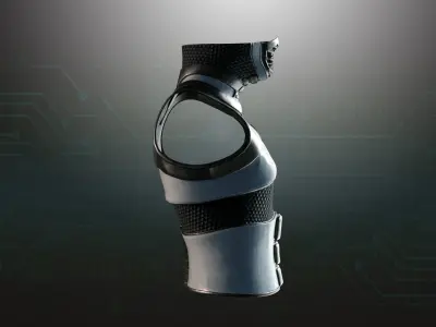 Cyborg Warzone - Space Warrior Shirt A Low-poly 3D model