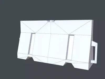 Barrier Free  Free low-poly 3D model