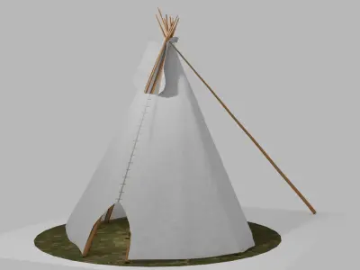 Teepee 3D model