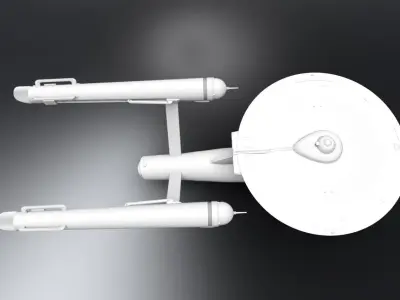 NCC 1701 Scale model 3D print model
