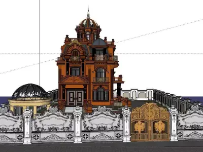 Classical Villa 3D model