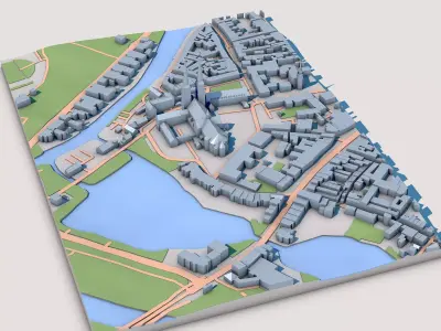 Lubeck Cathedral Germany 3D model