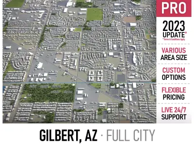 Gilbert Low-poly 3D model