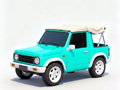 Summer Breeze Compact 4x4 3D Model Low-poly 3D model