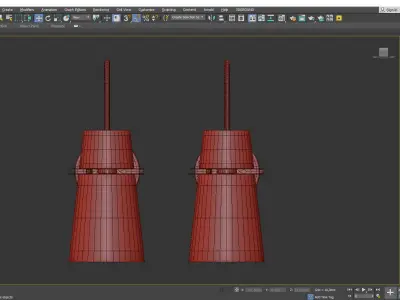 LAURA WALL 2 Low-poly 3D model