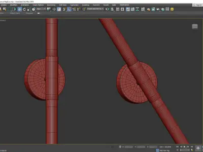 ROLL AND HILL AGNES WALL 3 Low-poly 3D model