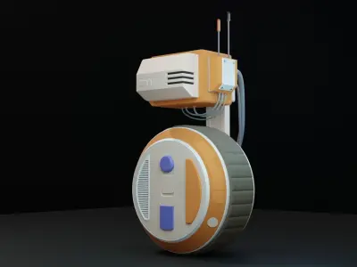 droid D-0 3D model